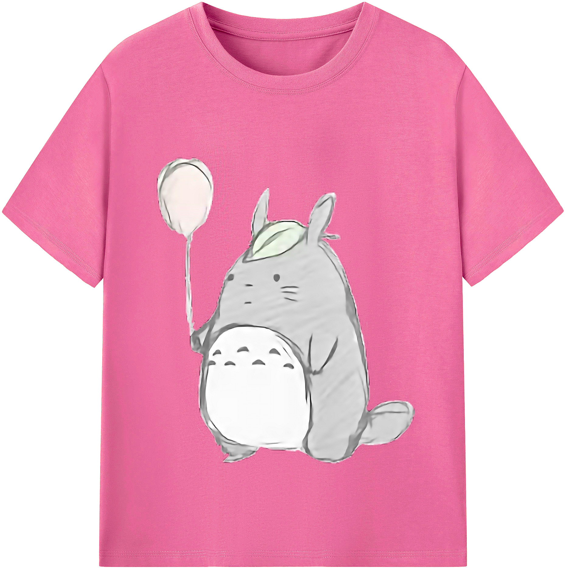 （画像用） となりのトトロ 草壁メイ 草壁サツキ My Neighbor Totoro Satsuki Kusakabe Mei Kusakabe レディースカジュアルプリントTシャツ（綿100％）